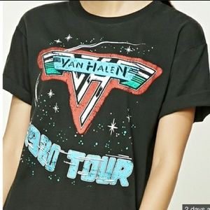 Forever 21 Van Halen 1980 tour t-shirt